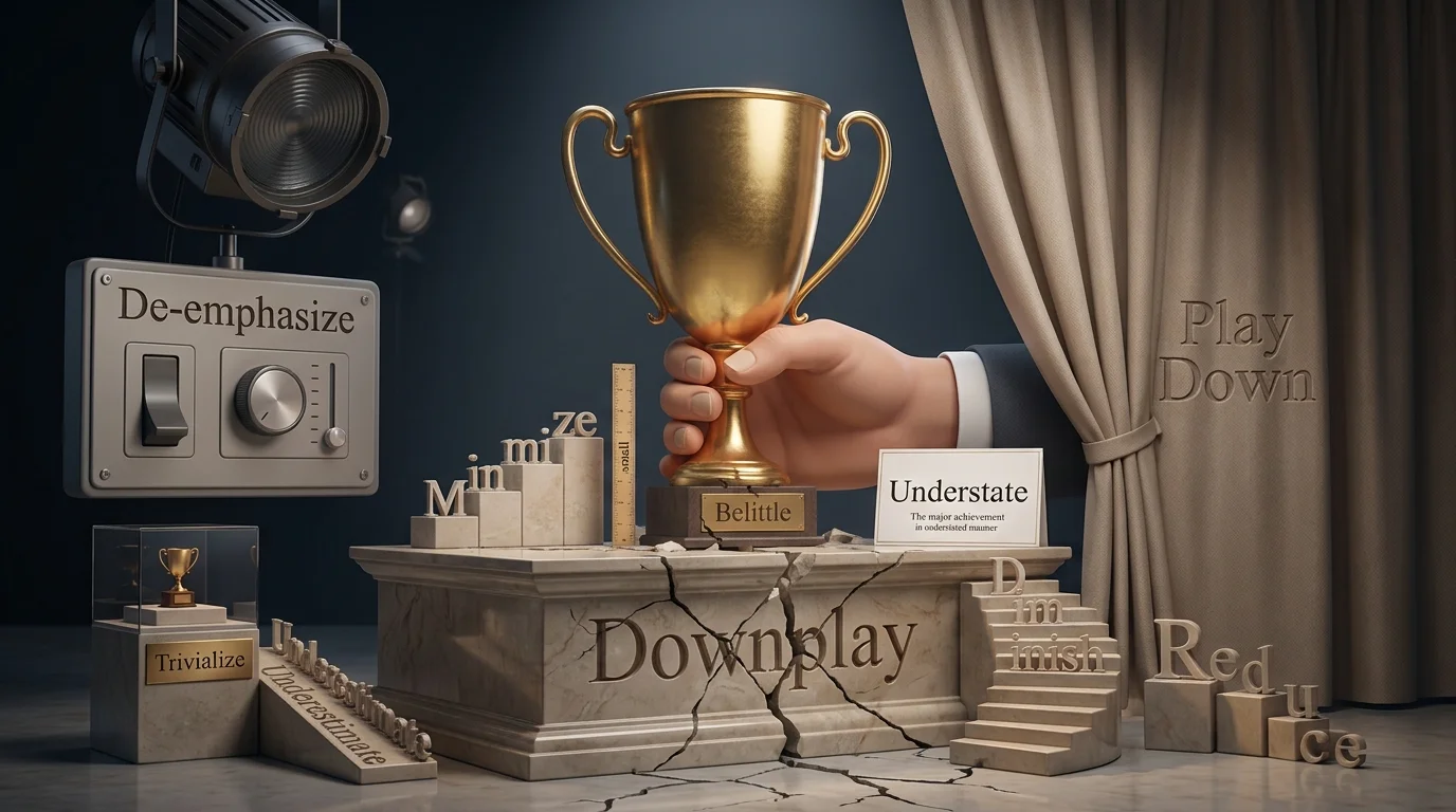 Quick List of Synonyms for Downplay