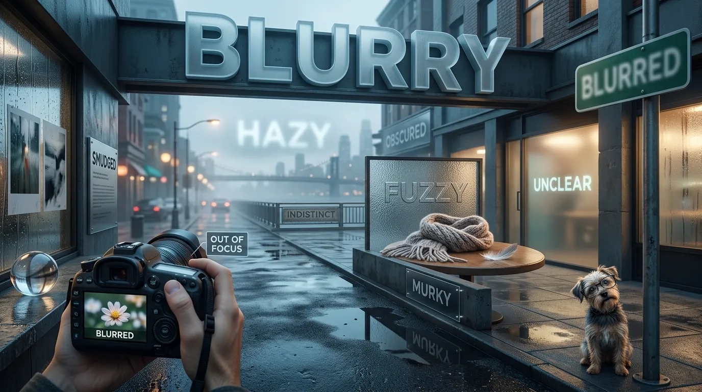 1. Common Synonyms for Blurry