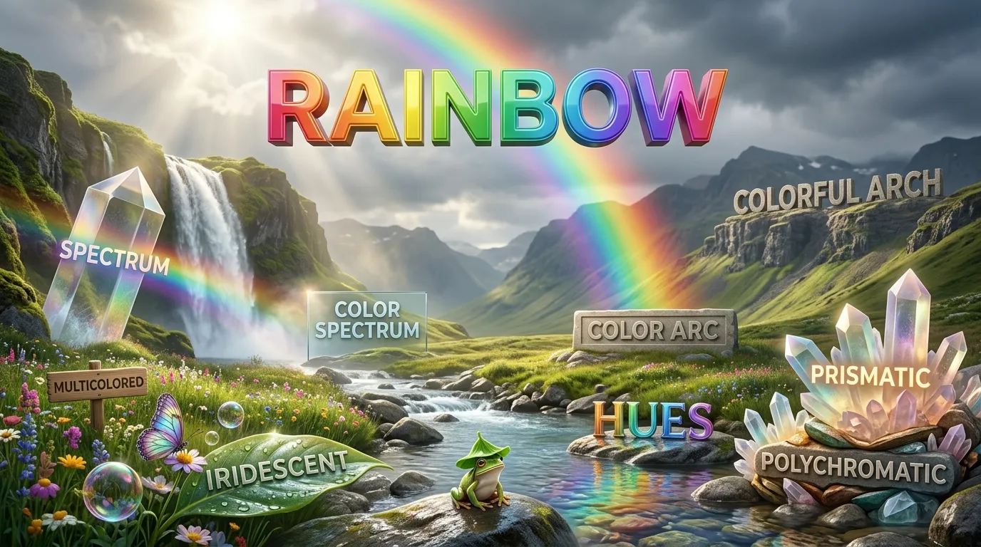45+ Synonyms and Alternative Expressions for Rainbow