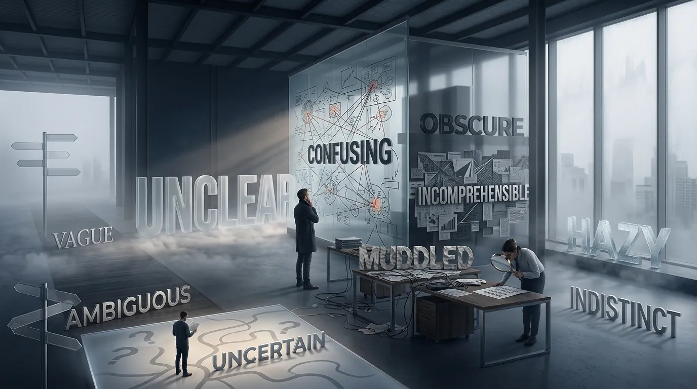 45+ Synonyms for Unclear With Meanings and Examples