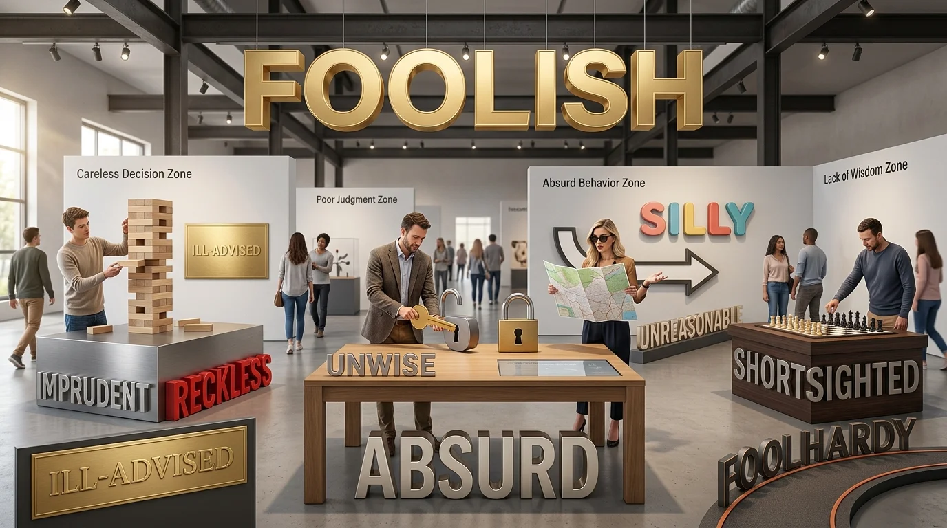45+ Words Similar to Foolish