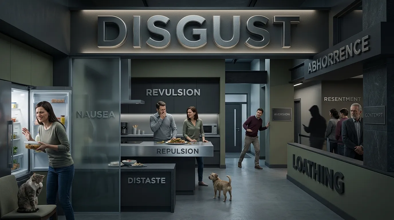 50+ Synonyms for Disgust by Meaning and Context