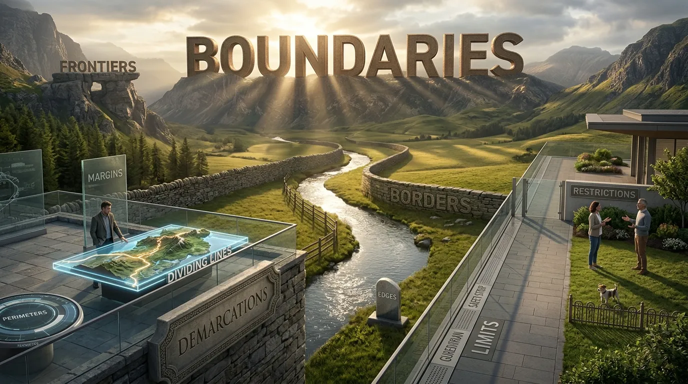 Common Synonyms for Boundaries