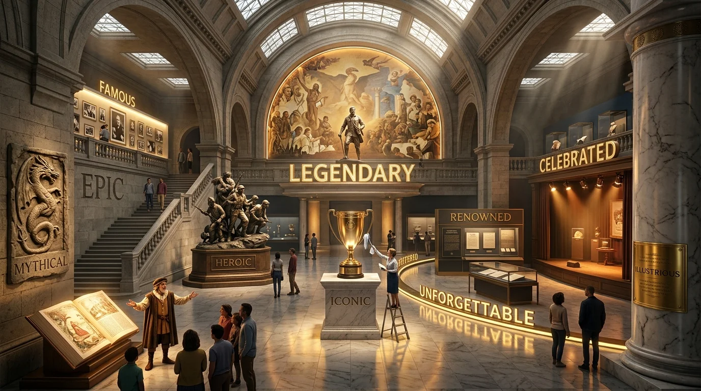 Formal and Informal Synonyms for Legendary