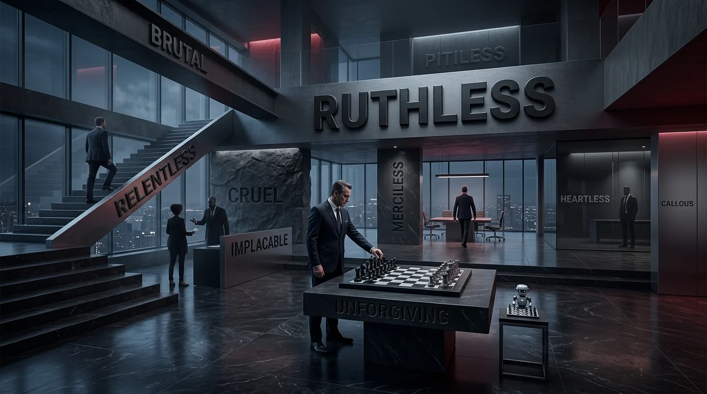 List of Synonyms for Ruthless