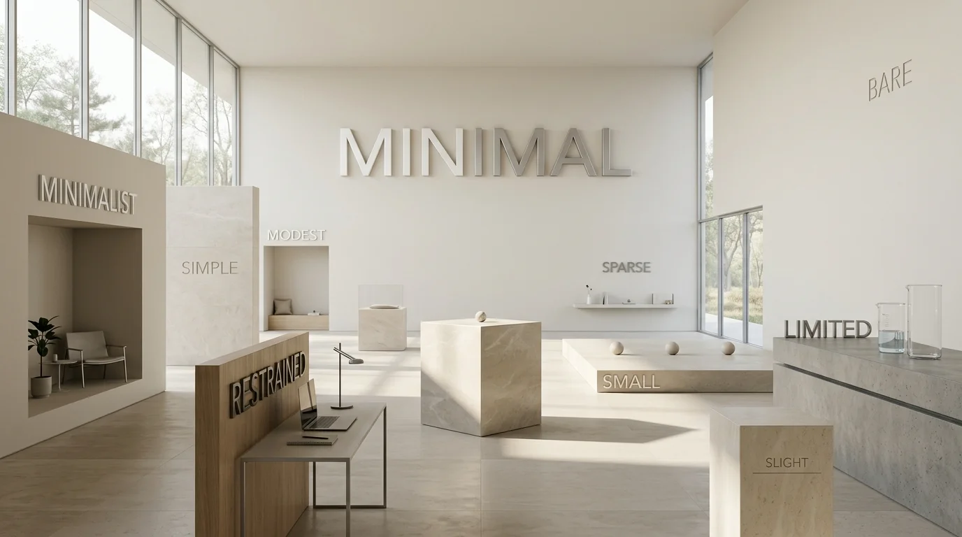 Quick List of Synonyms for Minimal