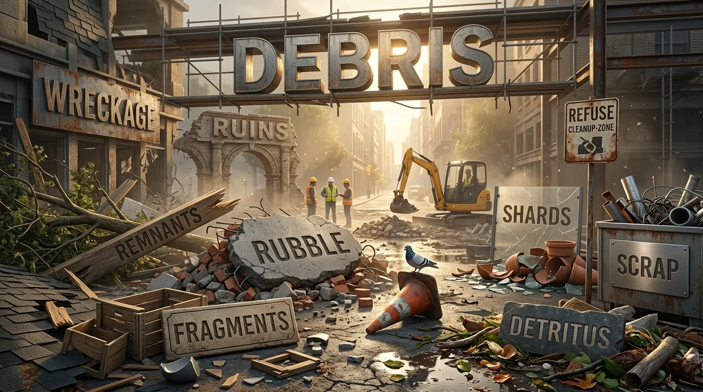 Quick Synonym List for Debris