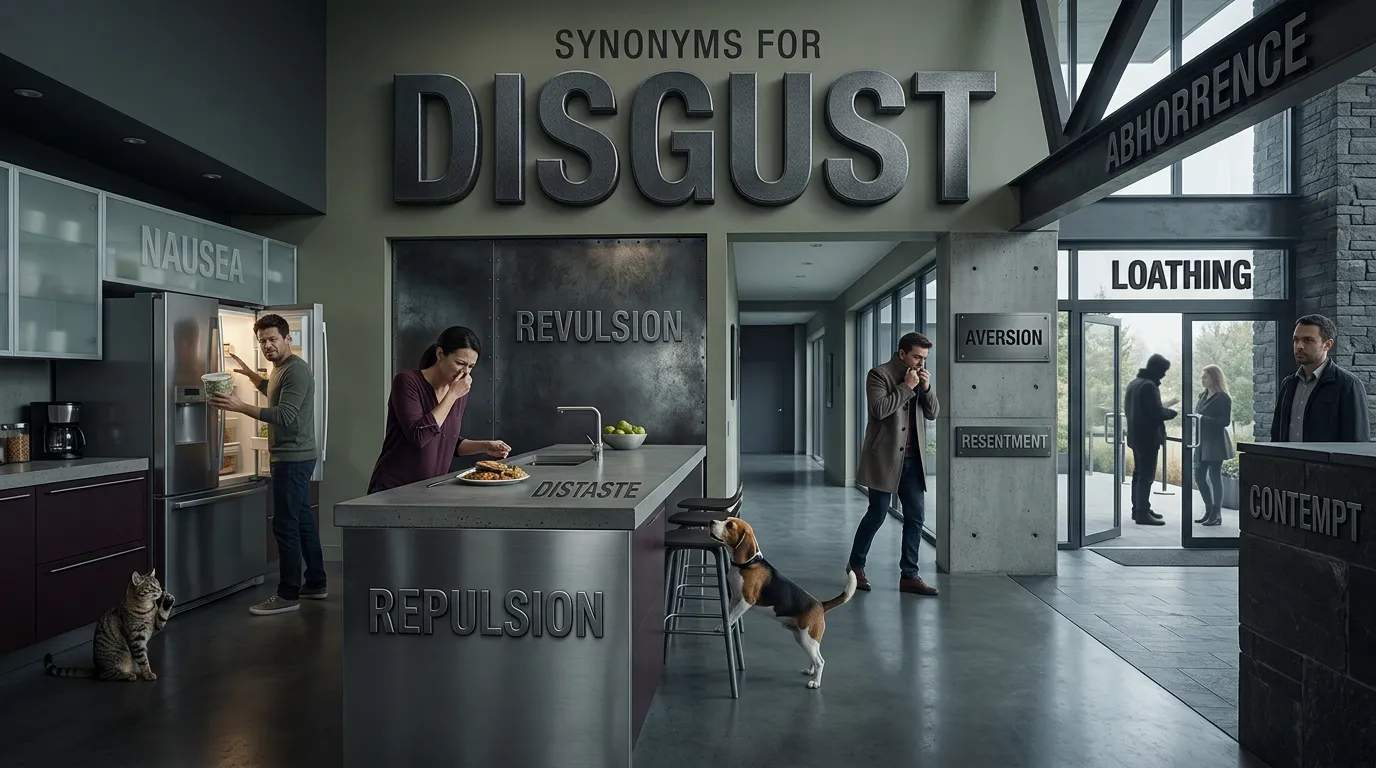 Quick Synonym List for Disgust
