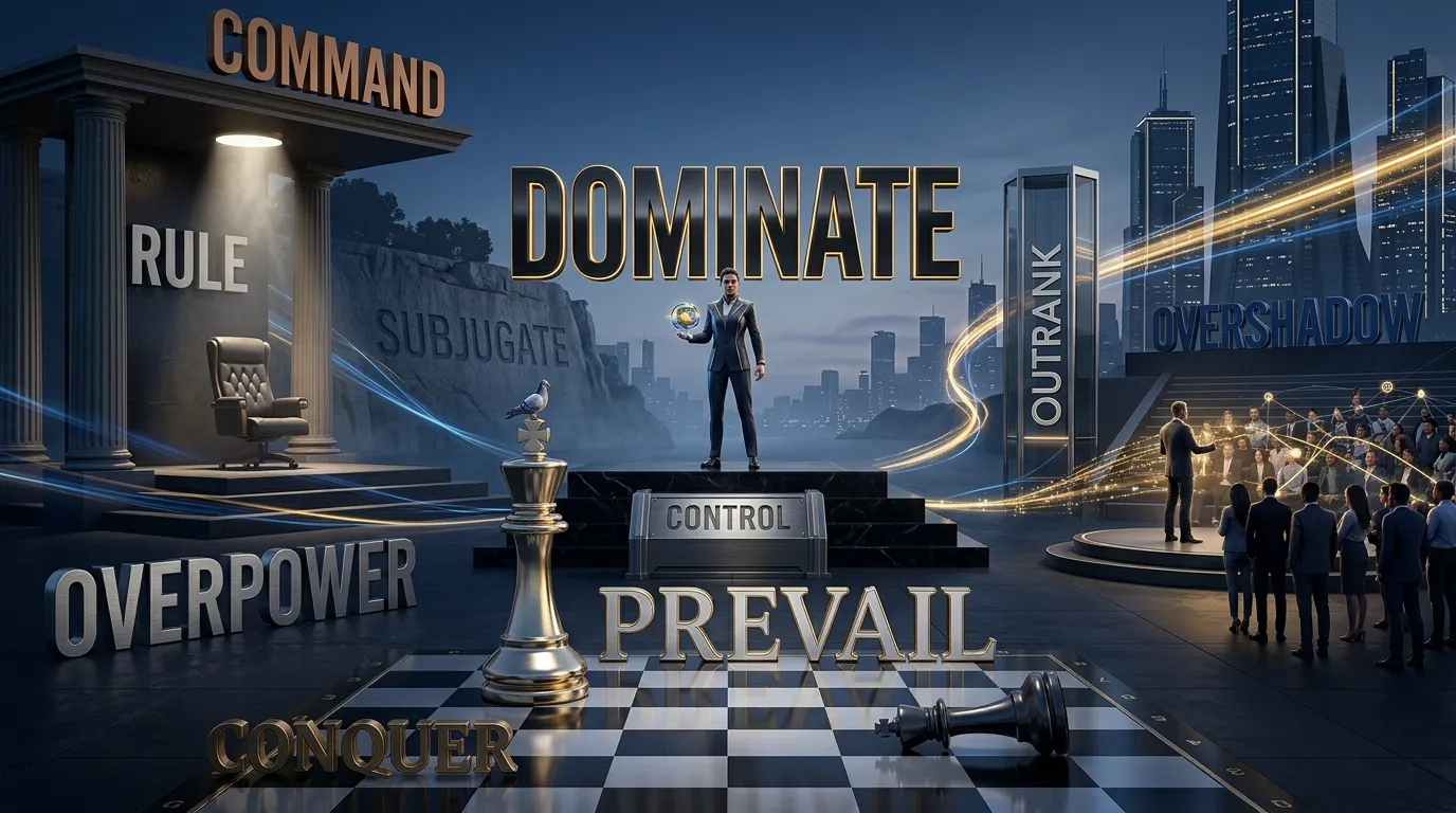 Quick Synonym List for Dominate