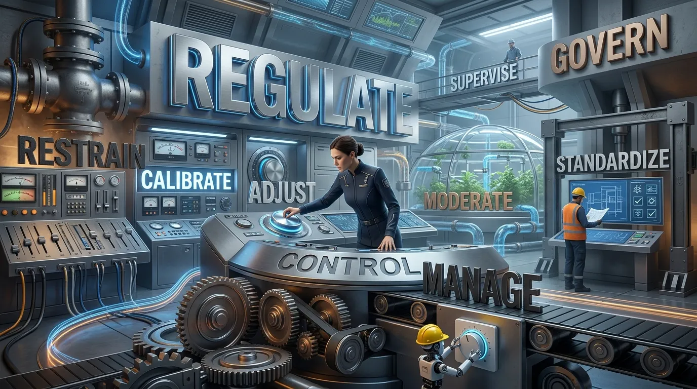 Quick Synonym List for Regulate