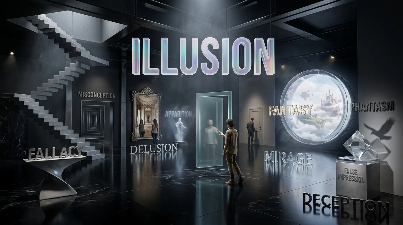 Sentence Examples How to Replace Illusion