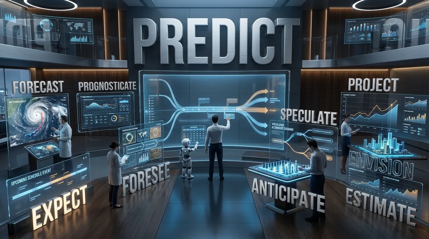 Synonyms for Predict by Context