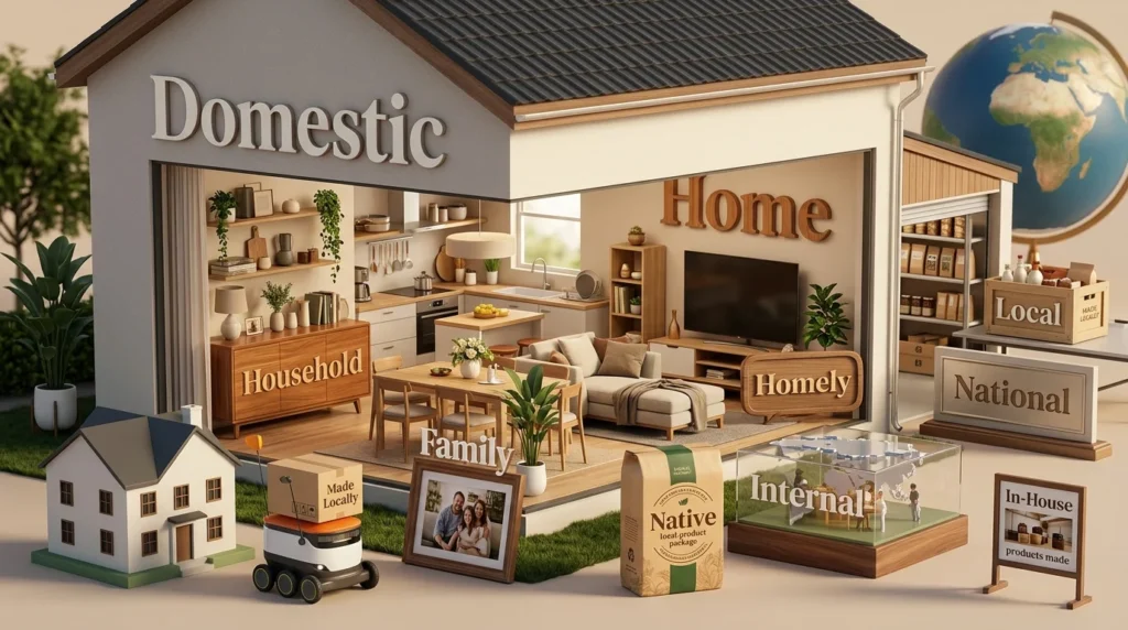 synonyms for domestic