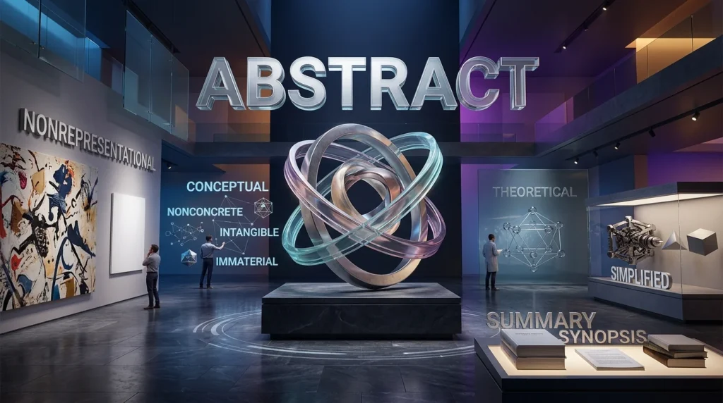 synonyms for abstract