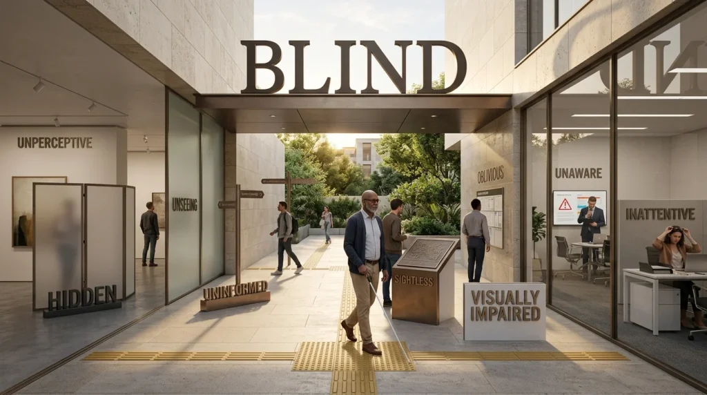 synonyms for blind