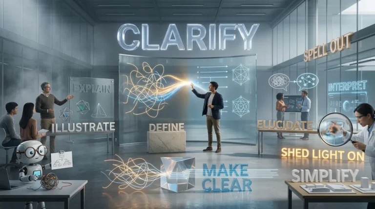 synonyms for clarify