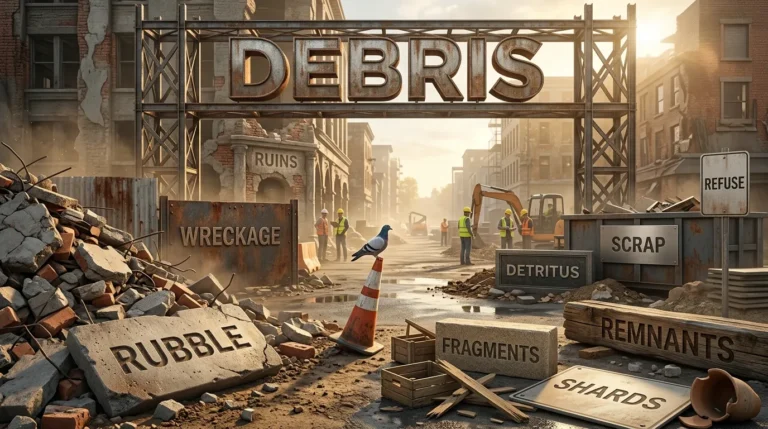 synonyms for debris