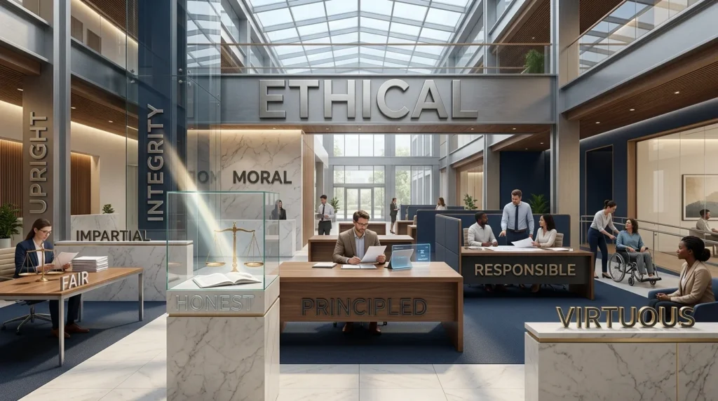 synonyms for ethical