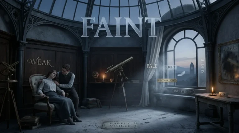 synonyms for faint