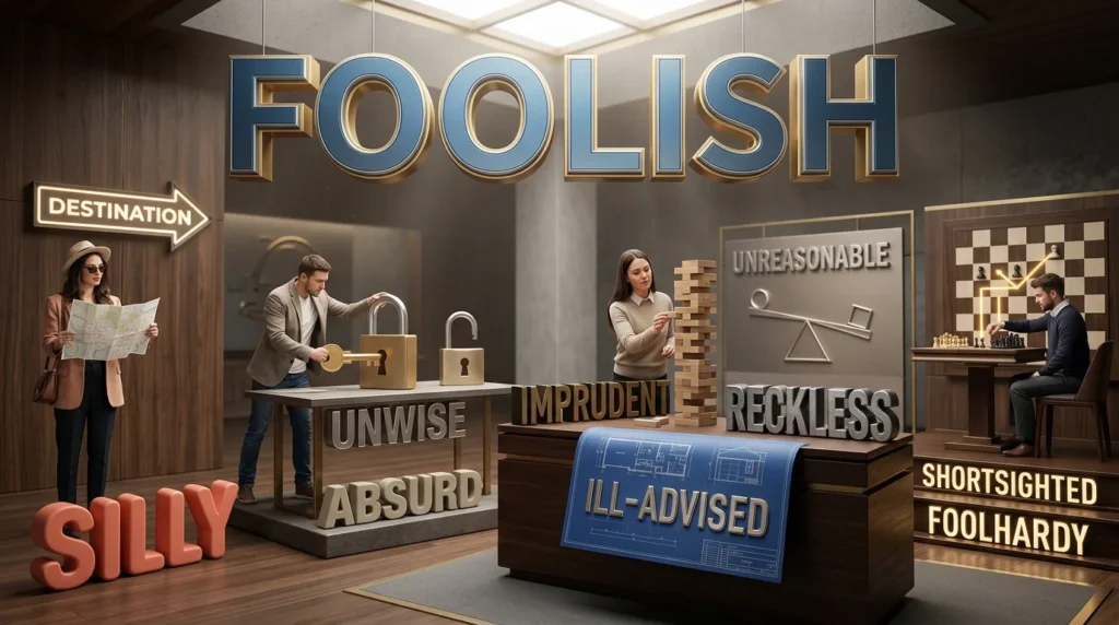 synonyms for foolish
