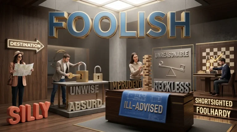 synonyms for foolish