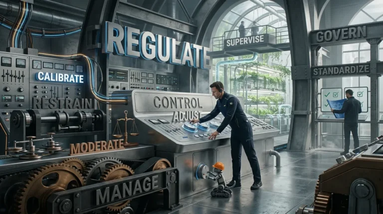 synonyms for regulate