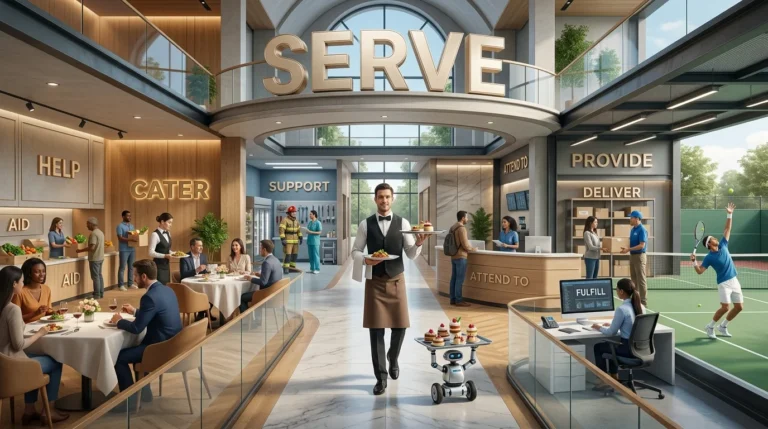 synonyms for serve