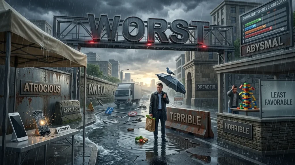 synonyms for worst